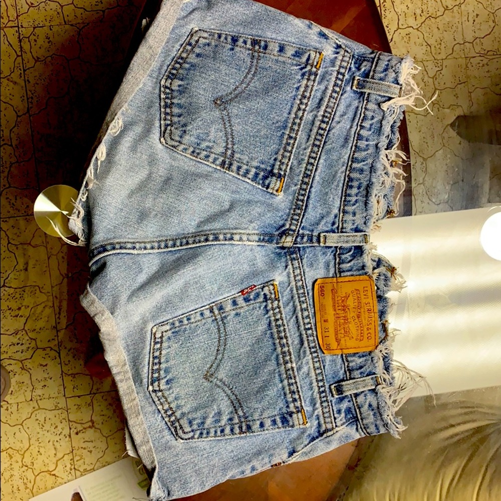 Levi 569 denim shorts